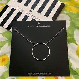 🔘 [Lele Sadoughi] circle necklace